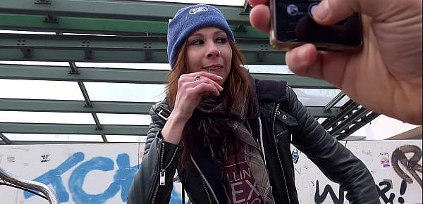 GERMAN SCOUT - HARTER ERSTER ANAL SEX FUER SCHLANKES TEEN LANA IN BERLIN
